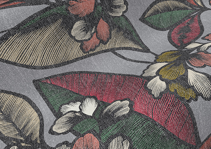 Walled Garden, Steel - Twist&Fit Roman Blind - Image 4